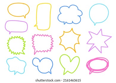 Sticky Note Post it Word Speech Comic Bubble Torn Abstract Pattern Paper Sticker Notebook Shadow Magnet Paper Colorful Doodle Outline Scrapbook Vector Kid Card Note Set Element Text Illustration