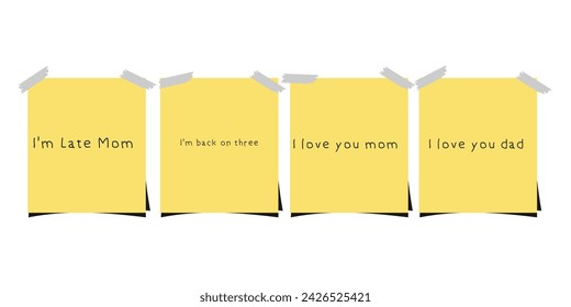Sticky Notes at Home For Parents