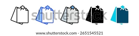 Sticky Notes Icon Collection With Multiple Styles