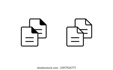 Sticky Notes icon design with white background stock illustration