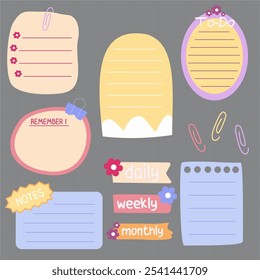 Sticky notes memo pad reminder