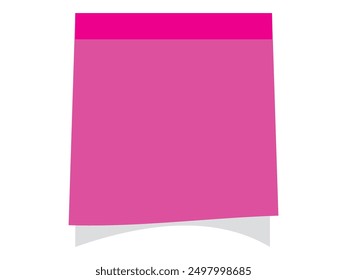 sticky notes and Multicolor post notes with isolated on transparent background. blank Colored sticky, Multicolor post notes collection with curled corners and shadows style. Vector illustration.