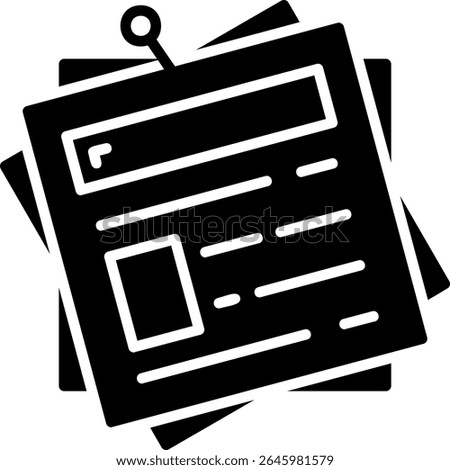 Sticky Notes New Creative Vector Icons Design