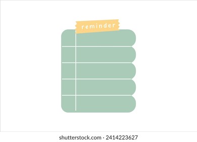 Sticky Notes Paper Sticker Design