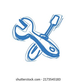 Sticky notes tool icons illustration design art