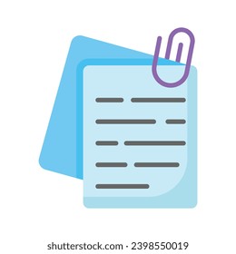 Sticky notes vector design in modern style, ready to use vector