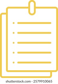 Sticky Notes vector icon. Can be used for printing, mobile and web applications.