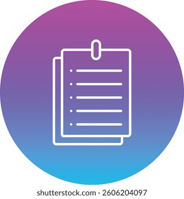 Sticky Notes vector icon. Can be used for printing, mobile and web applications.