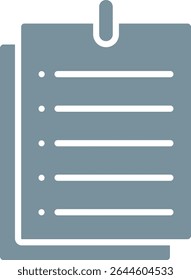 Sticky Notes vector icon. Can be used for printing, mobile and web applications.