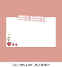 Planificador de notas de papel adhesivo. Vector ilustración realista. Colección de notas adhesivas con esquinas rizadas y sombras. Notas adhesivas con un tema de tomate.