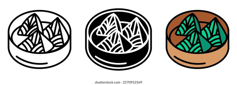 Sticky rice dumpling represents unity and tradition, filled with flavorful ingredients and wrapped in bamboo leaves.