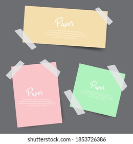 Sticky tape paper. vector illustration
