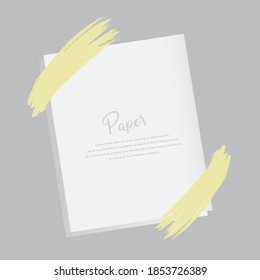 Sticky tape paper. vector illustration