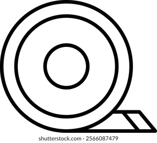 Sticky Tape vector icon. Can be used for printing, mobile and web applications.
