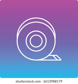 Sticky Tape vector icon. Can be used for printing, mobile and web applications.
