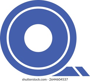 Sticky Tape vector icon. Can be used for printing, mobile and web applications.