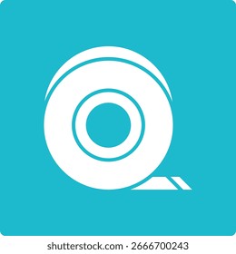Sticky Tape vector icon. Can be used for printing, mobile and web applications.