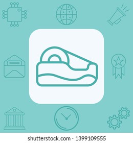 Sticky tape vector icon sign symbol