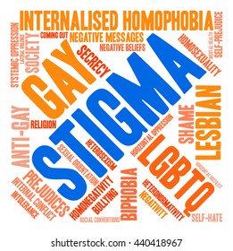 Stigma Word Cloud On White Background Stock Vector (Royalty Free ...