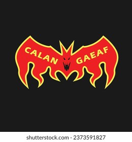 stiker of calan gaeaf halloween vector image illustration