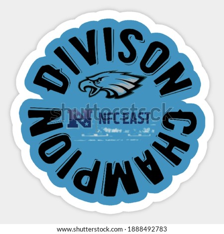 stiker design of devision champion