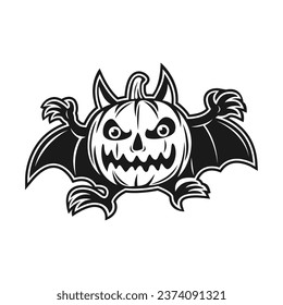 stiker icon of calan gaeaf happy halloween vector image illustration