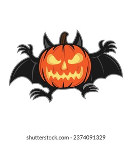 stiker icon of calan gaeaf happy halloween vector image illustration