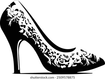 Stiletto Silhouette – Stylish fashionable female heels, shoes designs 