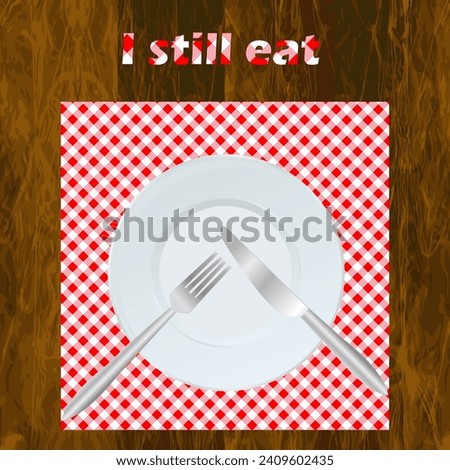 I STILL EAT dining etiquette. The language of the cutlery for eating