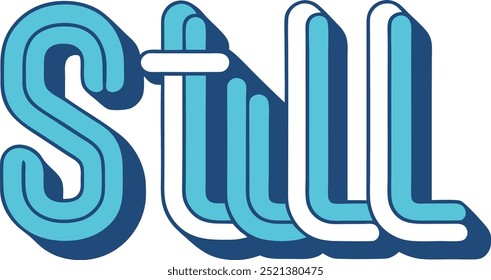 still latter vector t-shirt design