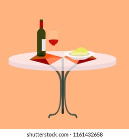 Still life cartoon illustration