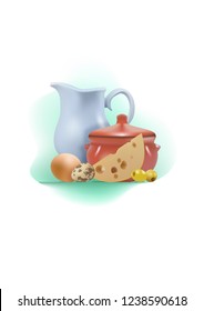 still life of food