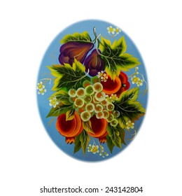 still life  fruit one stroke