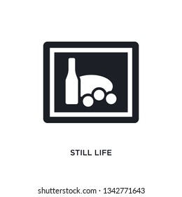 still life isolated icon. simple element illustration from museum concept icons. still life editable logo sign symbol design on white background. can be use for web and mobile