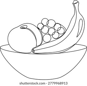 Still life line drawing