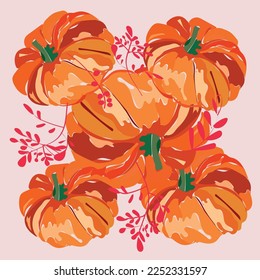 Still life and pumpkins   flowers for your ideas   designs