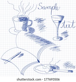 still life sketch