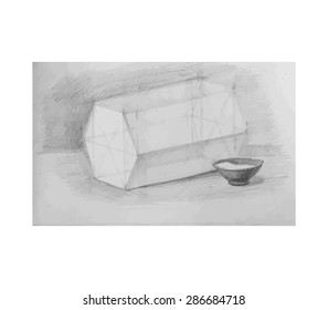 Still life, vector illustration