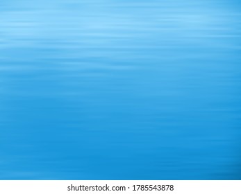 Still water. Calm sea vector background.