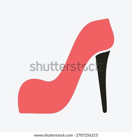 Stilletos smart trendy vector fascinating amazing design useful Illustration colorful background.eps