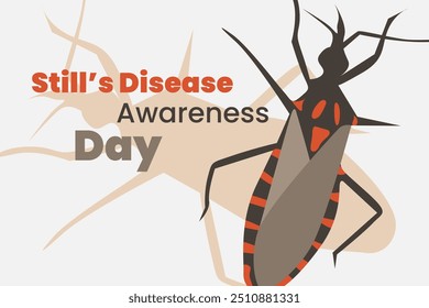 Still's disease awareness day poster illustration