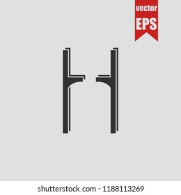 Stilts icon.Vector illustration.