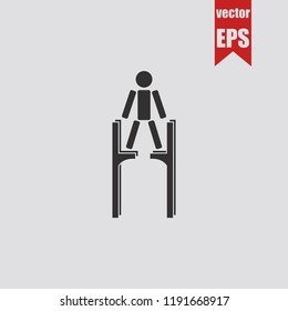 Stilts icon.Vector illustration.