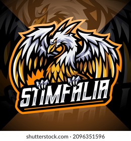 Stimfalia bird esport mascot logo design