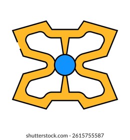 stimulant gadget line icon vector. stimulant gadget sign. isolated symbol illustration