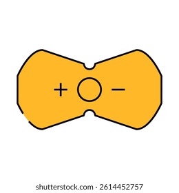 stimulant for press line icon vector. stimulant for press sign. isolated symbol illustration