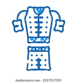 stimulant for whole body doodle icon sketch vector. stimulant for whole body sign. isolated symbol illustration
