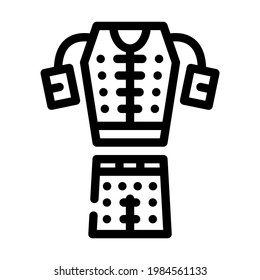 stimulant for whole body line icon vector. stimulant for whole body sign. isolated contour symbol black illustration