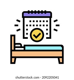 vector de color de la terapia de control de estímulo. signo de terapia de control de estímulo. ilustración de símbolo aislado