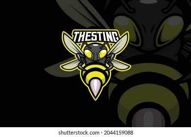 Sting Bee - Esport Logo Template
